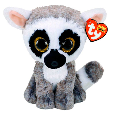 Мягкая игрушка Beanie Boos Лемур Linus 15 см Ty Inc 36224 1